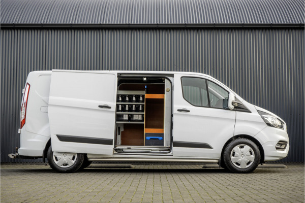 Ford Transit Custom 2.0 TDCI L2H1 | Euro 6 | 130 PK | Cruise | Airco | Inrichting | Omvormer | PDC | LED