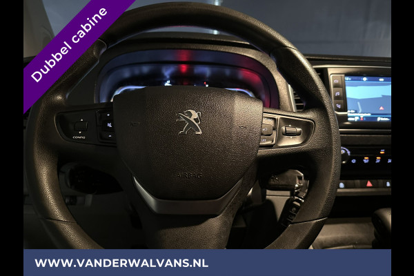 Peugeot Expert 2.0 BlueHDI 123pk Dubbele Cabine L3H1 Euro6 Airco | 6-Zits | Navigatie | Camera Apple Carplay, Android Auto, Cruisecontrol, 2500kg Trekhaak, Sidebars, Parkeersensoren