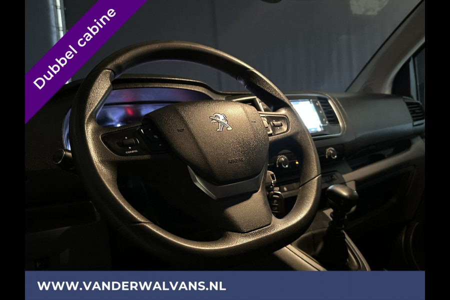 Peugeot Expert 2.0 BlueHDI 123pk Dubbele Cabine L3H1 Euro6 Airco | 6-Zits | Navigatie | Camera Apple Carplay, Android Auto, Cruisecontrol, 2500kg Trekhaak, Sidebars, Parkeersensoren