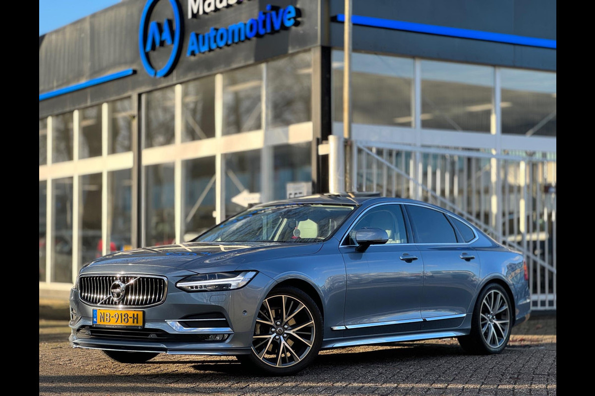 Volvo S90 2.0 D4 Inscription Aut Full option Adaptive Aut B&W Witleer Schuifdak Blis Camera Keyless Uniek