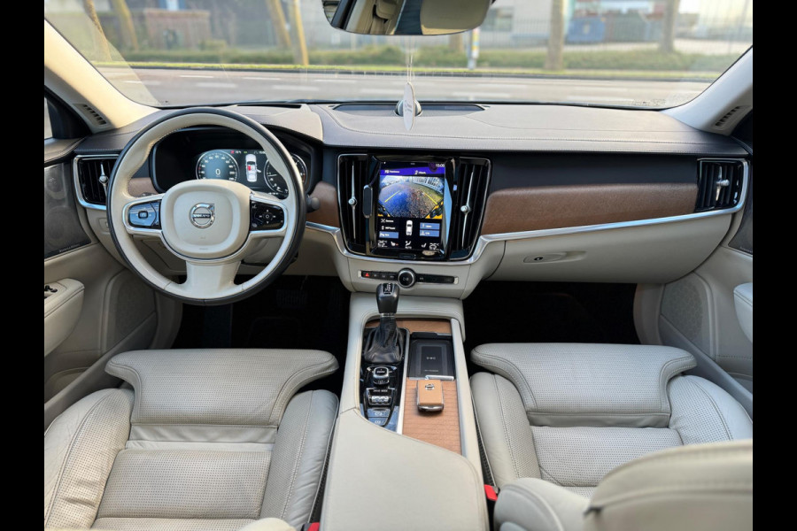 Volvo S90 2.0 D4 Inscription Aut Full option Adaptive Aut B&W Witleer Schuifdak Blis Camera Keyless Uniek