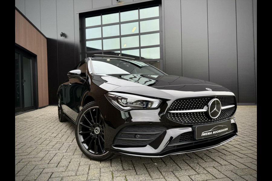 Mercedes-Benz CLA-Klasse 250 e AMG CLA250e Coupe Panoramadak|Keyless|Camera 360°|Advanced sound|Sfeerverlichting|Head-up|Night pakket|Multibeam LED