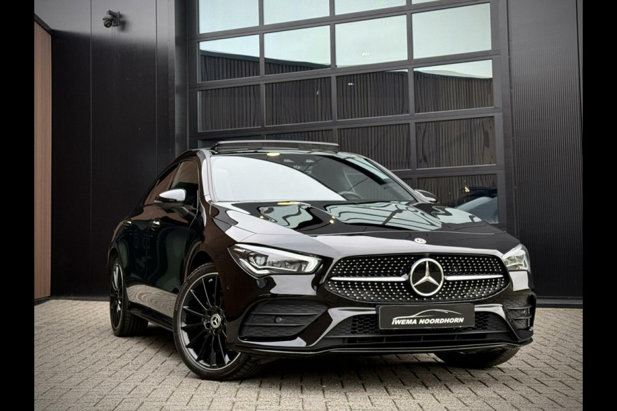 Mercedes-Benz CLA-Klasse 250 e AMG CLA250e Coupe Panoramadak|Keyless|Camera 360°|Advanced sound|Sfeerverlichting|Head-up|Night pakket|Multibeam LED