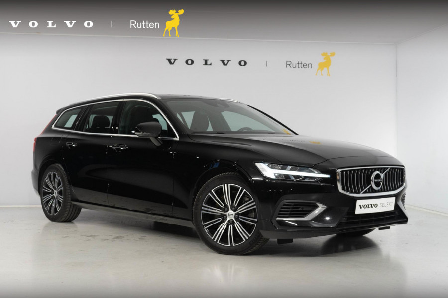 Volvo V60 T6 340PK Automaat Recharge AWD Inscription Semi-elektrisch inklapbare trekhaak / Lederen bekleding / Stoel- en stuurverwarming /  Harman Kardon / Volvo On-Call / Keyless Entry / Elektrische stoelen met geheugen / Apple Carplay /