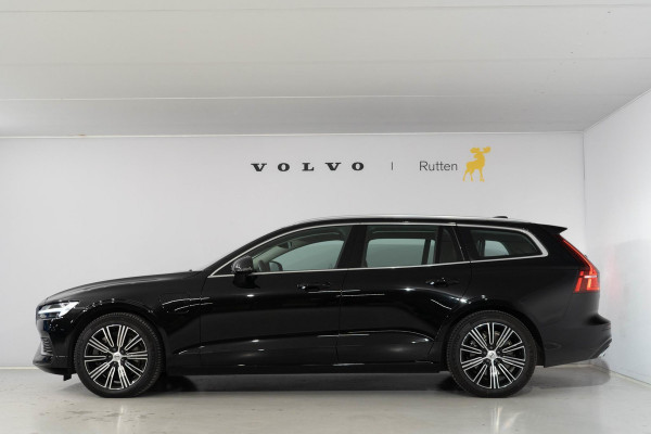 Volvo V60 T6 340PK Automaat Recharge AWD Inscription Semi-elektrisch inklapbare trekhaak / Lederen bekleding / Stoel- en stuurverwarming /  Harman Kardon / Volvo On-Call / Keyless Entry / Elektrische stoelen met geheugen / Apple Carplay /