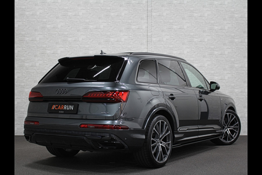 Audi Q7 55 V6 Hybrid S-Line Sportpack 63dkm! | 360 | Laser | Acc | Headup | Pano | Luchtvering | Memory | Lane & Side assist | Sportstoelen | Black optic | Bovag Garantie.