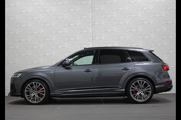 Audi Q7 55 V6 Hybrid S-Line Sportpack 63dkm! | 360 | Laser | Acc | Headup | Pano | Luchtvering | Memory | Lane & Side assist | Sportstoelen | Black optic | Bovag Garantie.