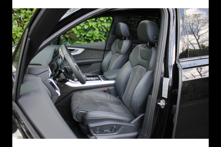 Audi Q7 55 V6 Hybrid S-Line Sportpack 63dkm! | 360 | Laser | Acc | Headup | Pano | Luchtvering | Memory | Lane & Side assist | Sportstoelen | Black optic | Bovag Garantie.