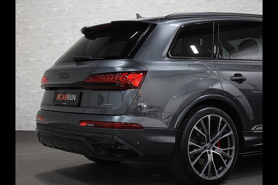 Audi Q7 55 V6 Hybrid S-Line Sportpack 63dkm! | 360 | Laser | Acc | Headup | Pano | Luchtvering | Memory | Lane & Side assist | Sportstoelen | Black optic | Bovag Garantie.