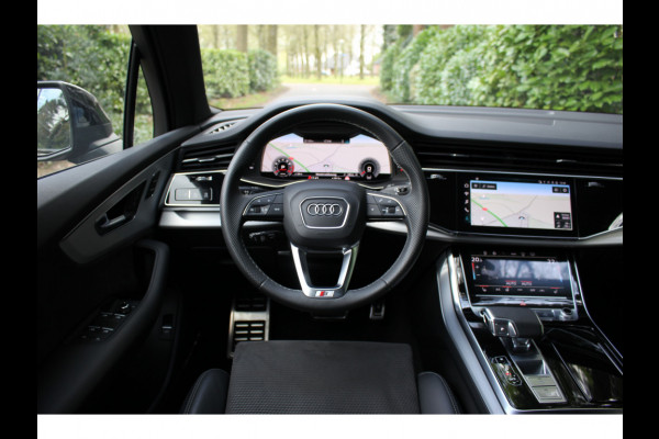 Audi Q7 55 V6 Hybrid S-Line Sportpack 63dkm! | 360 | Laser | Acc | Headup | Pano | Luchtvering | Memory | Lane & Side assist | Sportstoelen | Black optic | Bovag Garantie.