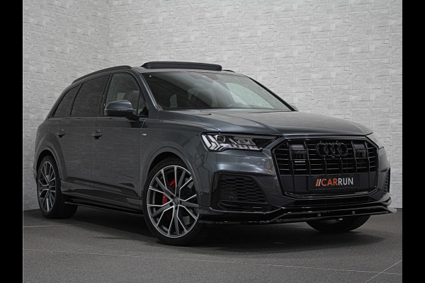 Audi Q7 55 V6 Hybrid S-Line Sportpack 63dkm! | 360 | Laser | Acc | Headup | Pano | Luchtvering | Memory | Lane & Side assist | Sportstoelen | Black optic | Bovag Garantie.