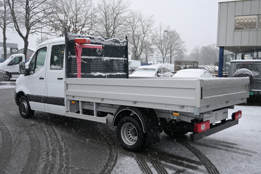 Mercedes-Benz Sprinter 519 CDI DC L3 Open laadbak Lier/kraan, Geveerde stoel, MBUX navigatie