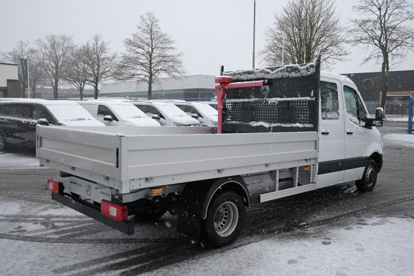 Mercedes-Benz Sprinter 519 CDI DC L3 Open laadbak Lier/kraan, Geveerde stoel, MBUX navigatie