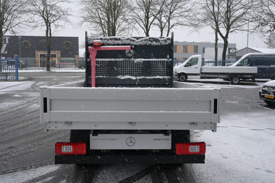 Mercedes-Benz Sprinter 519 CDI DC L3 Open laadbak Lier/kraan, Geveerde stoel, MBUX navigatie