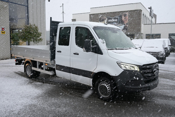 Mercedes-Benz Sprinter 519 CDI DC L3 Open laadbak Lier/kraan, Geveerde stoel, MBUX navigatie