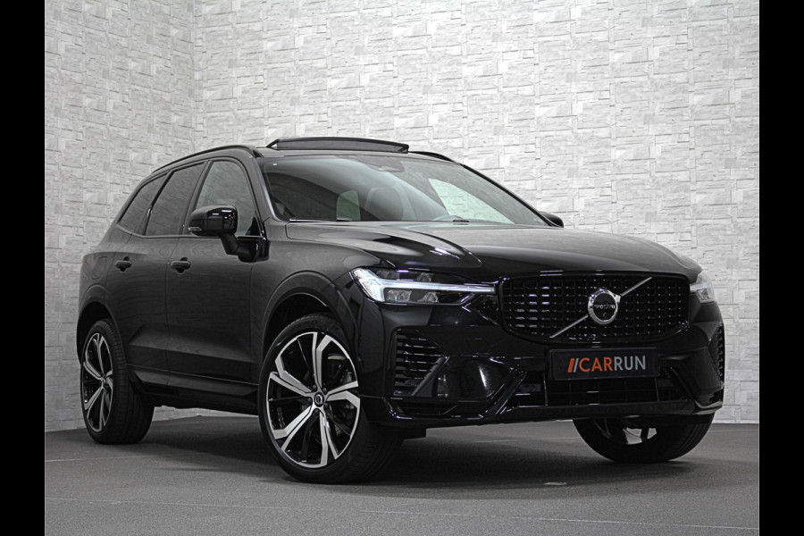 Volvo XC60 T8 391pk AWD R-Design | Facelift | Panorama | 360 View | ACC | Harman-Kardon | Memory | Pilot-Assist | Head-Up | Sportstoelen | Stuurverwarming | 21 inch | Leder | Full-LED | Keyless-Entry | Standkachel | Sfeerverlichting | Carplay | Stoelverwarming |