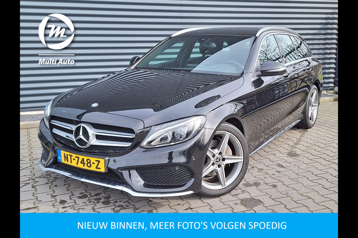 Mercedes-Benz C-Klasse Estate 180 AMG 9G-Tronic | Cruise Control | Navi | Camera | Spraakbediening | Electrische Lederen Stoelen |