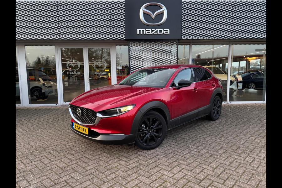 Mazda CX-30 2.0 e-SkyActiv-X M Hybrid Homura AUTOMAAT | DEALERONDERHOUDEN | WEINIG GEREDEN | 4-SEIZOENSBANDEN |