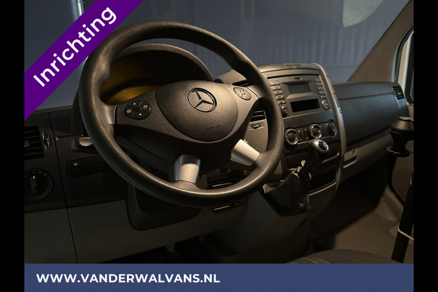 Mercedes-Benz Sprinter 316 CDI 164pk L2H2 inrichting Euro6 Airco | 2800kg Trekhaak | Cruisecontrol Chauffeursstoel, Parkeersensoren