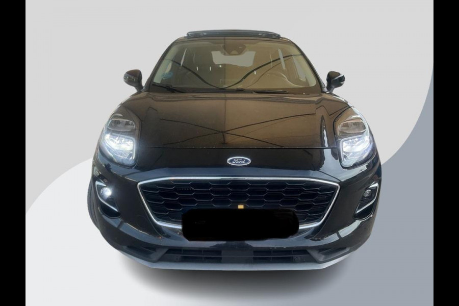 Ford Puma 1.0 EcoBoost Hybrid Titanium X | 155pk Automaat | Panoramadak | Adaptive cruise control | Winter-pack | Full-LED koplampen | Handsfree bedienbare achterklep | Dodehoeksensoren