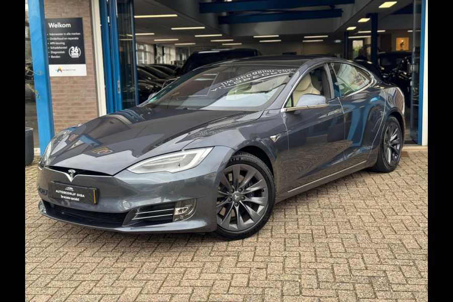 Tesla Model S Long Range 2019 GRIJS `NAVI NAP BTW 1e Eig!