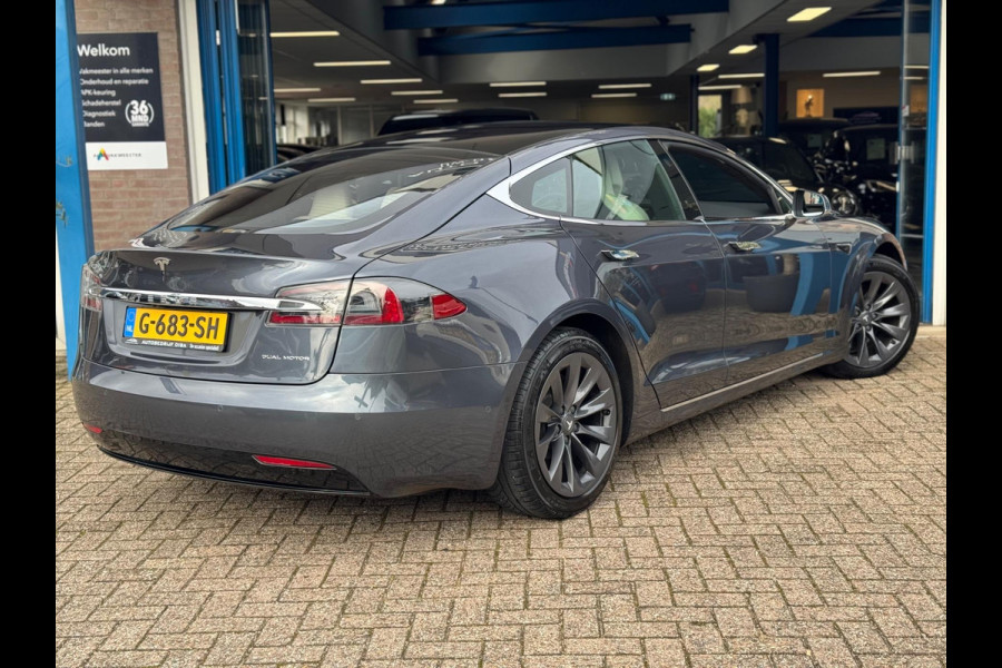 Tesla Model S Long Range 2019 GRIJS `NAVI NAP BTW 1e Eig!