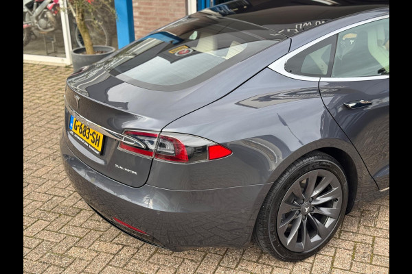 Tesla Model S Long Range 2019 GRIJS `NAVI NAP BTW 1e Eig!