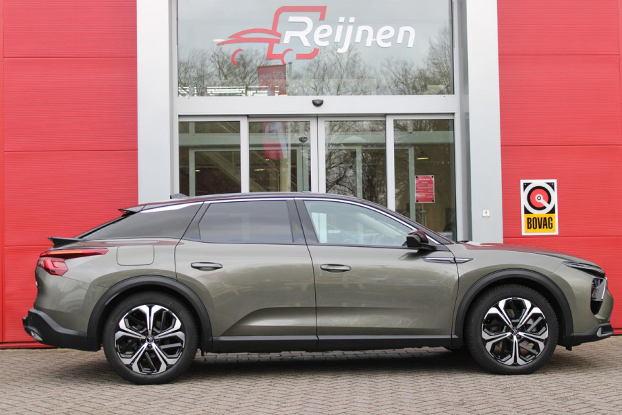 Citroën C5 X 1.6 Plug-in 225PK Hybrid BUSINESS PLUS | HEAD UP DISPLAY | ELEKTRISCH BEDIENBARE VOORSTOELEN MET GEHEUGENFUNSCTIE | KEYLESS ENTRY/START | ACHTERUITRIJ CAMERA | LEDEREN BEKLEDING | AFNEEMBARE TREKHAAK | DODEHOEK DETECTIE | STOEL/STUUR VERWARMING | DRAADLOZE TELEFOONLADER | DRAADLOZE APPLE CARPLAY/ANDROID AUTO | MASSAGE STOELEN | NAVIGATIE | ADAPTIVE CRUISE CONTROL |