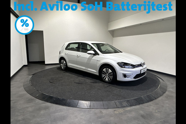 Volkswagen e-Golf e-Golf | Lederen bekleding | Achteruitrijcamera   SoH (batterijcheck) 89,7% score!