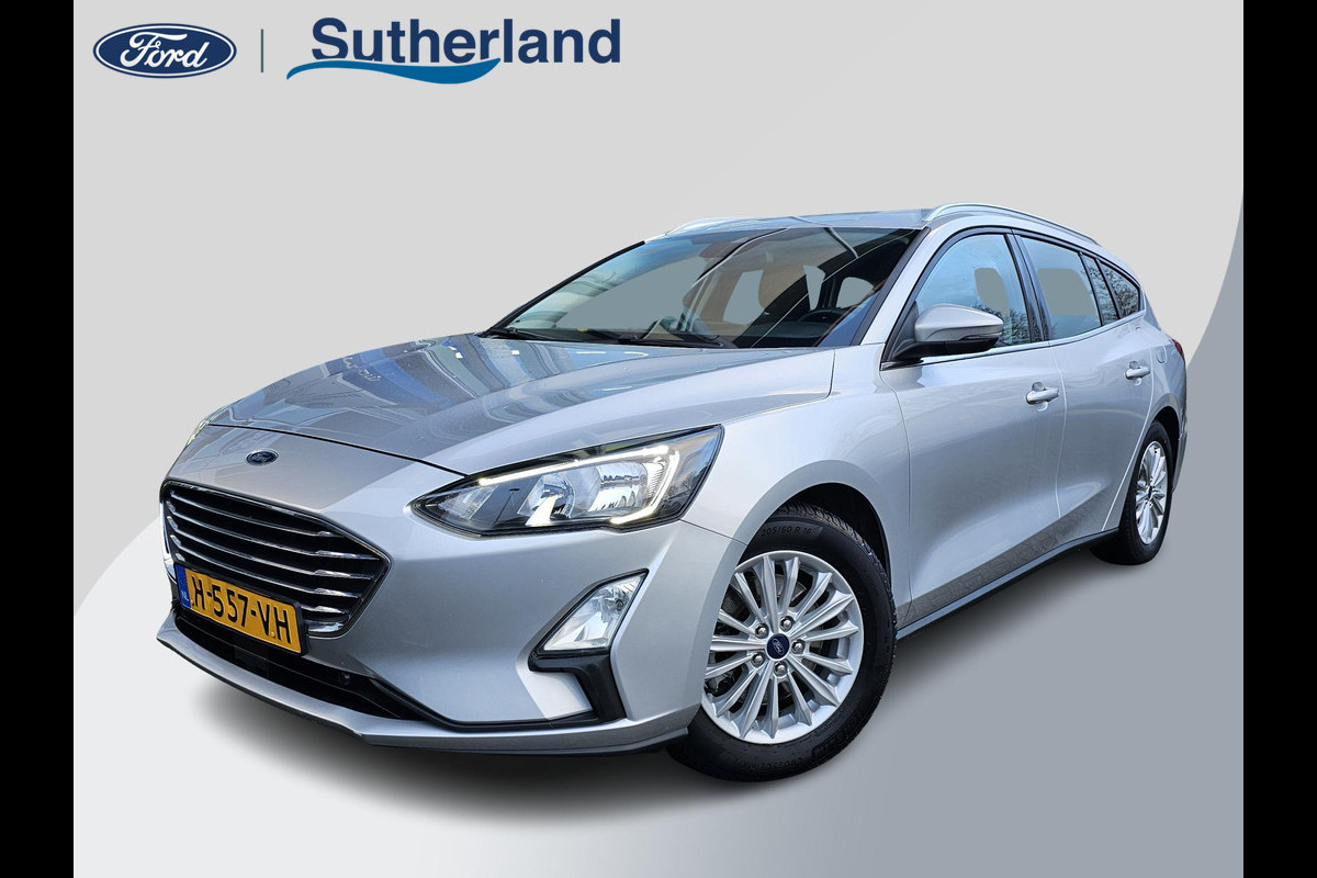 Ford Focus Wagon 1.0 EcoBoost 125 PK Titanium Business 125pk | Winterpack | Navigatie | Cruise control | Reservewiel | Apple carplay / Android auto | DAB