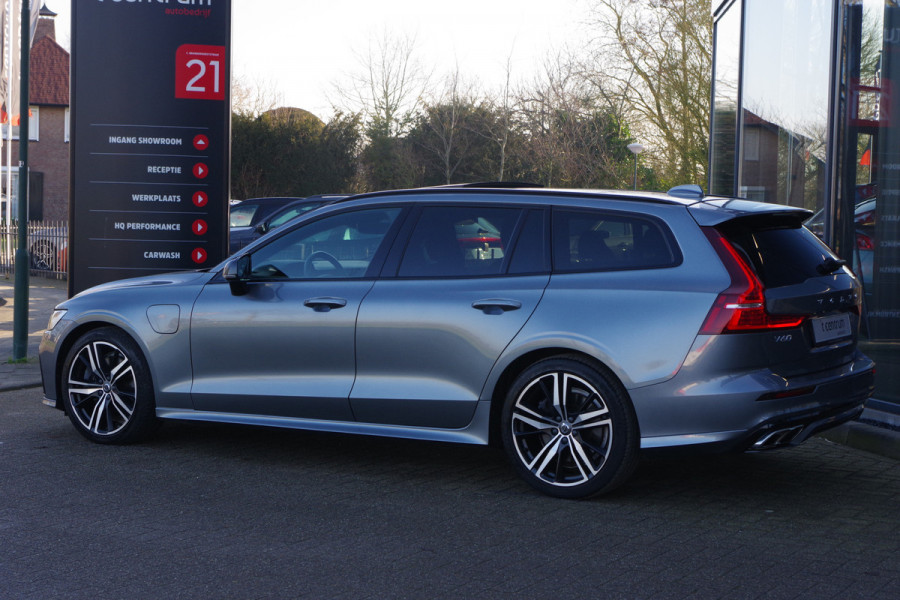 Volvo V60 2.0 T8 Twin Engine 390 PK AWD R-Design PHEV, Panoramadak, Elek. Trekhaak, H/K Sound, 360 Camera, Adap. Cruise Control