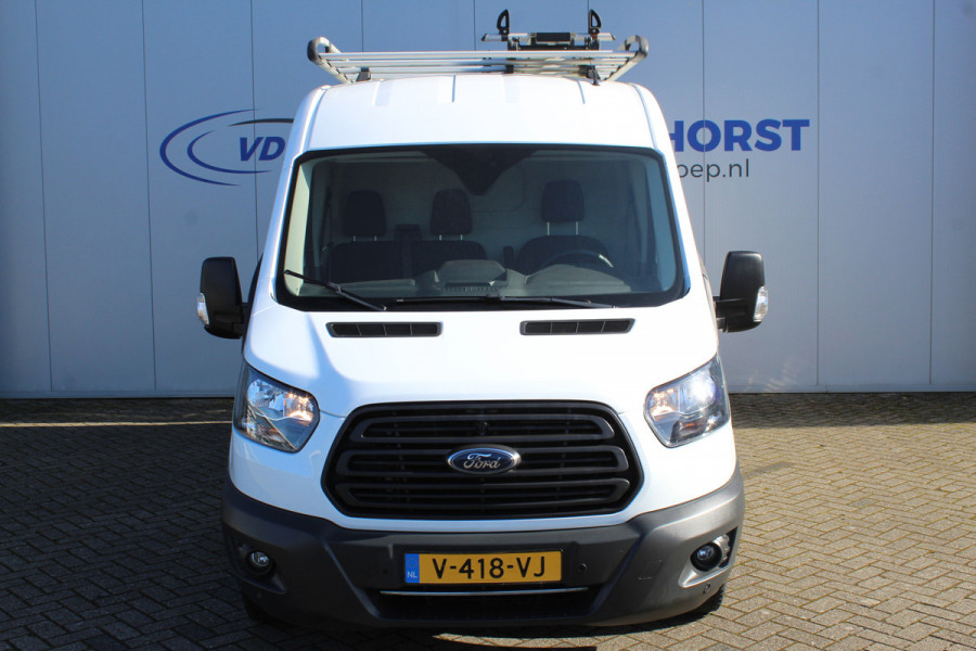 Ford Transit 290 2.0-105pk TDCI L2H2 Ambiente. Totaal 6 stuks, rest wordt nog gepubliceerd. Compleet ingerichte Ford Transit ! Slechts 75.000km ! Camera, pdc v+a, airco, ladder achterd., opstaptrede met trekhaak, imperiaal met ladder, omvormer naar 220V etc etc.