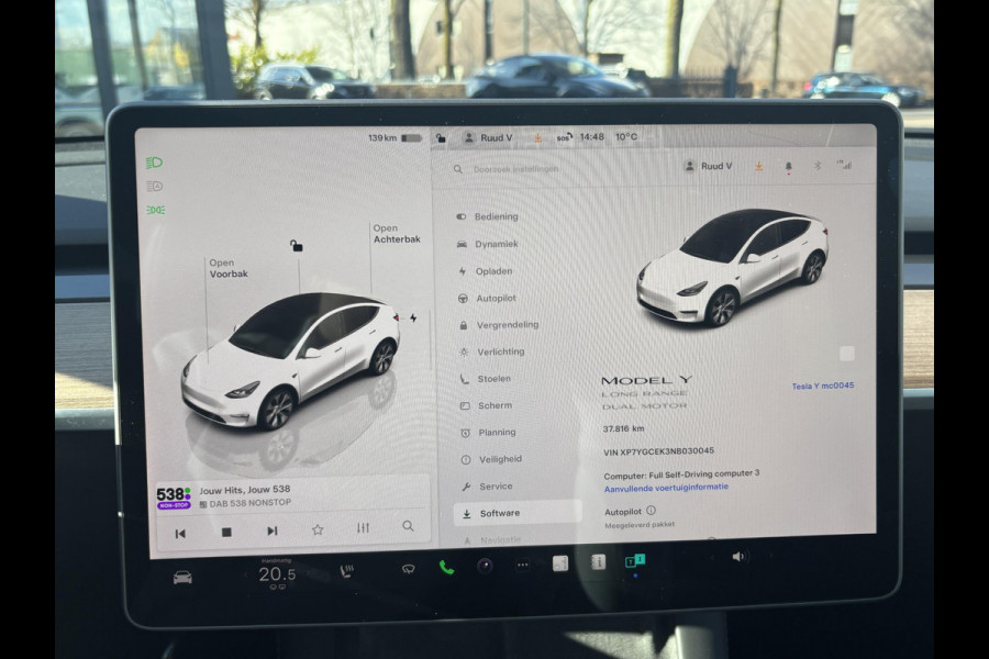 Tesla Model Y LONG RANGE VOLLEDIGE TESLA GARANTIE T/M 11-2026 OF 80.000KM | ACCU EN AANDRIJFLIJN T/M 2030 OF 160.000KM