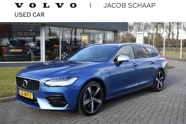 Volvo V90 T8 407PK Automaat AWD R-Design | Trekhaak | ACC | Blis | Camera | 19"LMV | Stoelverwarming