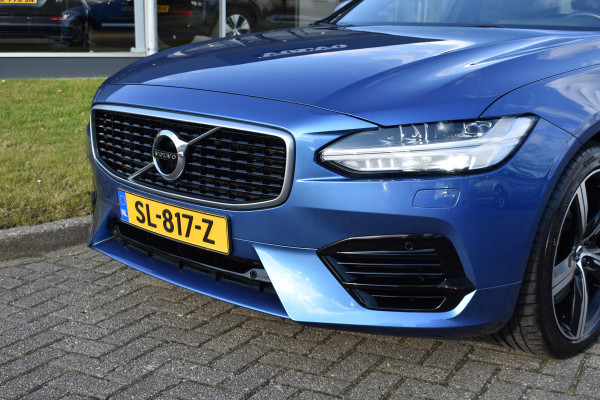 Volvo V90 T8 407PK Automaat AWD R-Design | Trekhaak | ACC | Blis | Camera | 19"LMV | Stoelverwarming