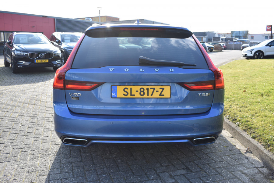 Volvo V90 T8 407PK Automaat AWD R-Design | Trekhaak | ACC | Blis | Camera | 19"LMV | Stoelverwarming