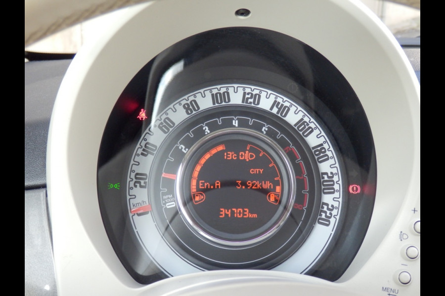 Fiat 500 70pk | Hybride | Lounge | Airco | Apple Carp. / Andr. Auto