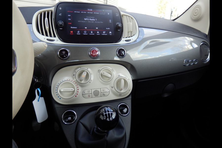 Fiat 500 70pk | Hybride | Lounge | Airco | Apple Carp. / Andr. Auto