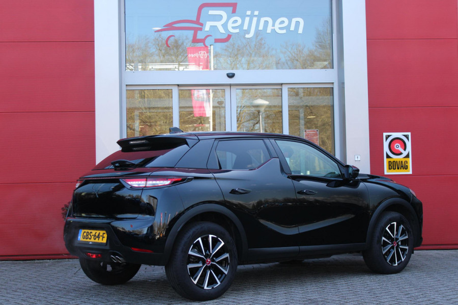 DS DS 3 1.2 130PK AUTOMAAT PERFORMANCE LINE | HEAD UP DISPLAY | DODEHOEK DETECTIE | LED KOPLAMPEN | CAMERA VOOR + ACHTER | PARKEERSENSOREN VOOR + ACHTER | ADAPTIVE CRUISE CONTROL | DAB+ RADIO | DRAADLOZE APPLE CARPLAY/ANDROID AUTO | NAVIGATIE |