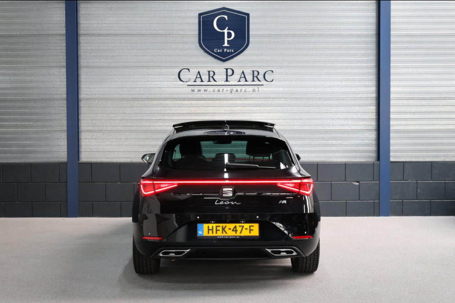 Seat Leon 1.5 eTSI FR LED/SFEER/VIRTUAL/PANO/S.VERWARMING/18' LMV/CAM/ACC/ECC/12 MND GARANTIE!