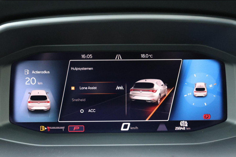 Seat Leon 1.5 eTSI FR LED/SFEER/VIRTUAL/PANO/S.VERWARMING/18' LMV/CAM/ACC/ECC/12 MND GARANTIE!