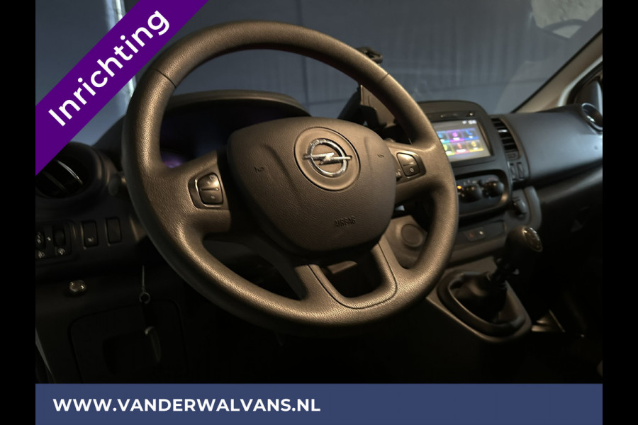 Opel Vivaro 1.6 CDTI 126pk L2H1 inrichting Euro6 Airco | Imperiaal | LED | Navigatie | Camera Cruisecontrol, trekhaak, Parkeersensoren, Bijrijdersbank