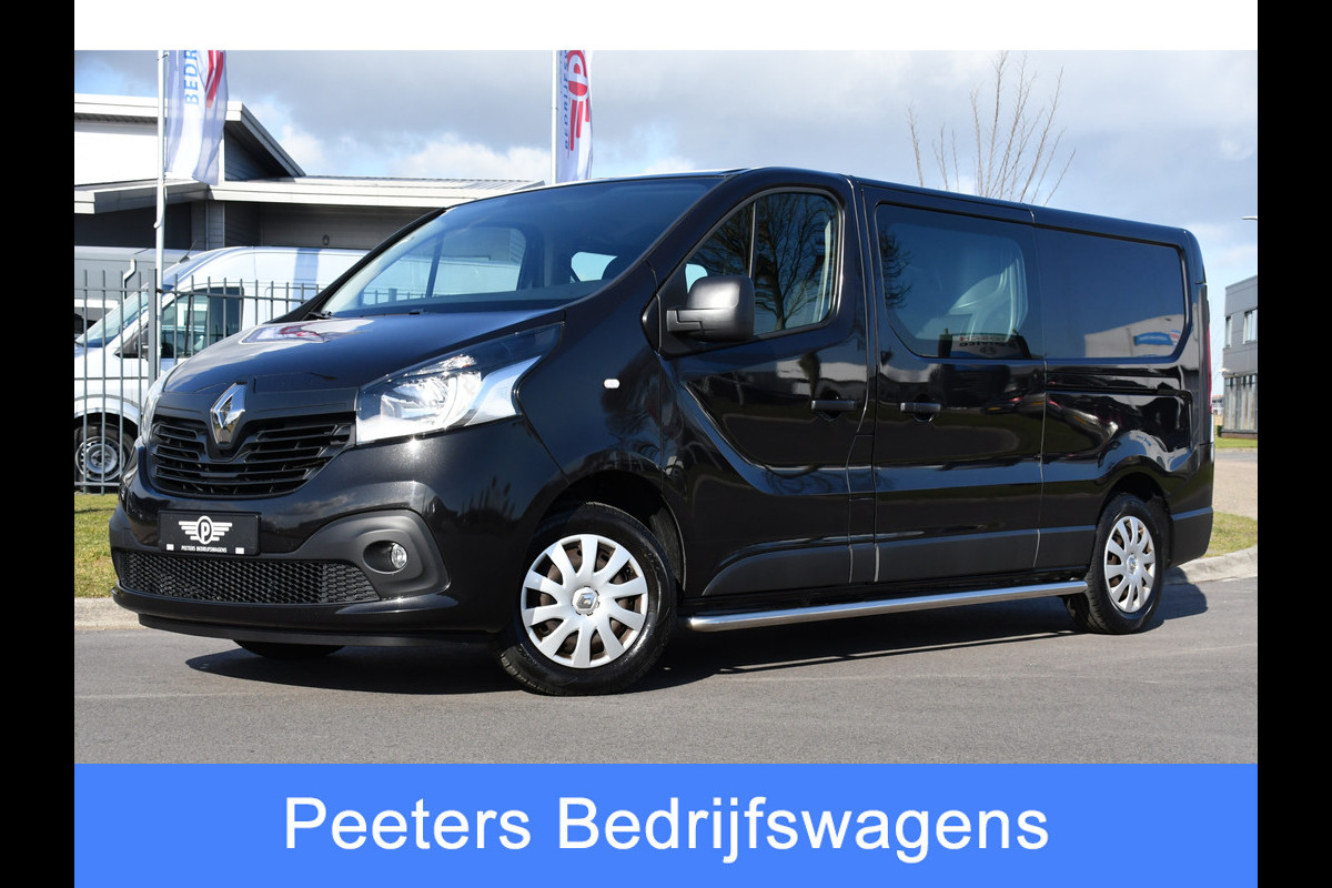 Renault Trafic 1.6 dCi T29 L2H1 DC luxe Comfort Cruise, Sensoren, Multimedia, 120PK, NAVI, Trekhaak, UNIEK!