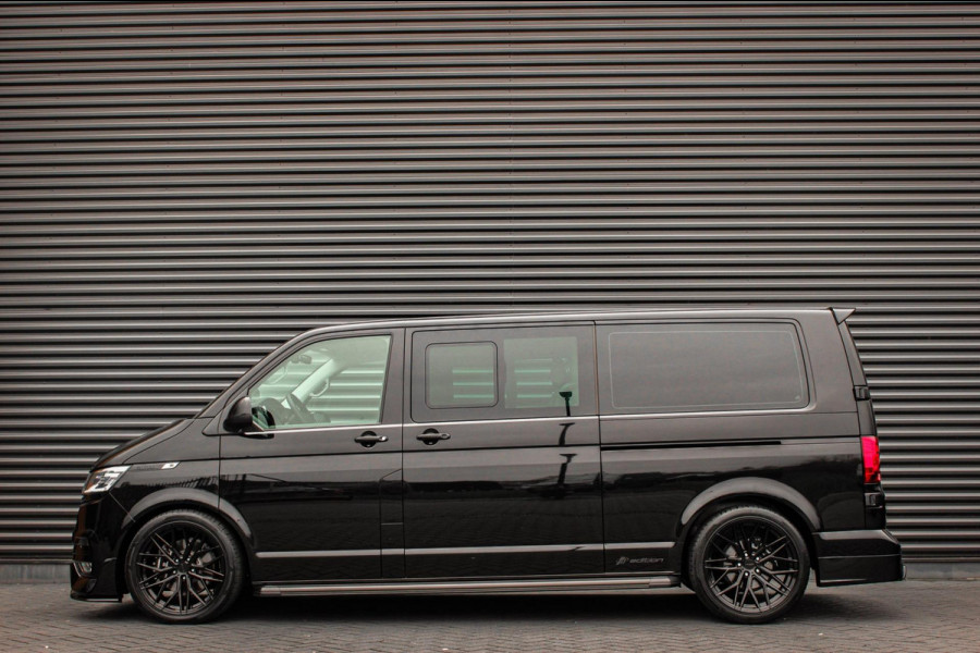 Volkswagen Transporter 2.0 TDI L2H1 204PK BULLI FULL BLACK / JB- EDITION / 2X ELEK. SCHUIFDEUR / VERLAGINGSVEREN / DUBBEL CABINE