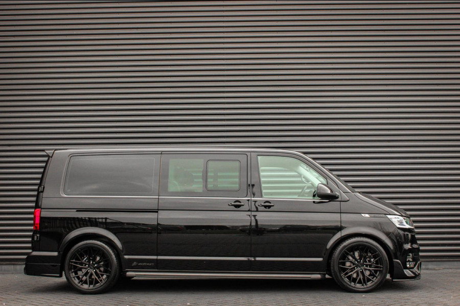 Volkswagen Transporter 2.0 TDI L2H1 204PK BULLI FULL BLACK / JB- EDITION / 2X ELEK. SCHUIFDEUR / VERLAGINGSVEREN / DUBBEL CABINE