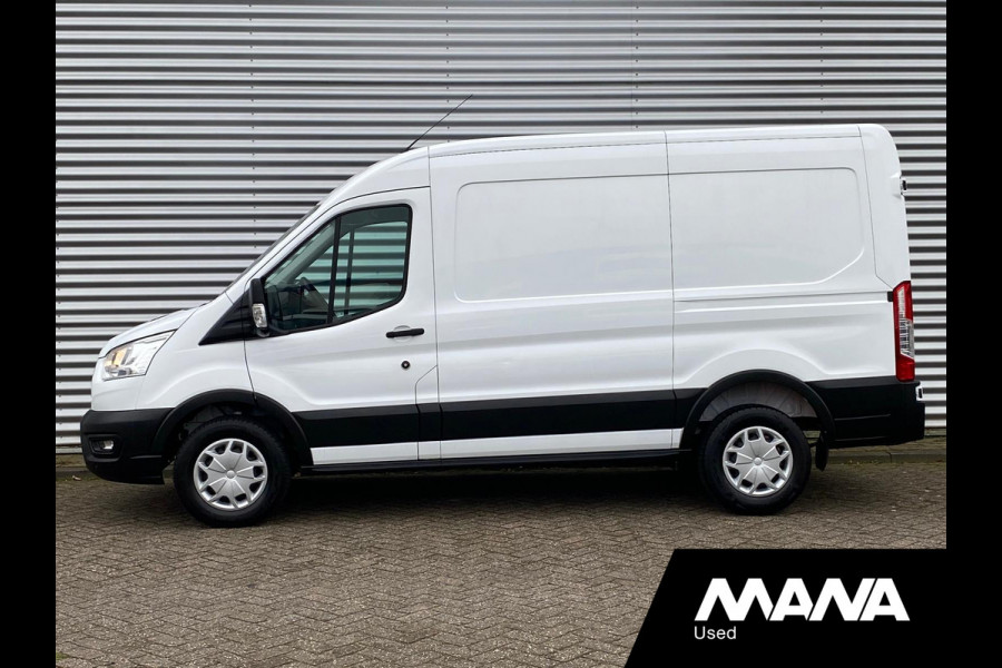 Ford Transit 330 2.0 TDCI 130PK L2H2 Airco Sensoren Stoelverwarming Navi Cruise Multifunctioneel stuurwiel