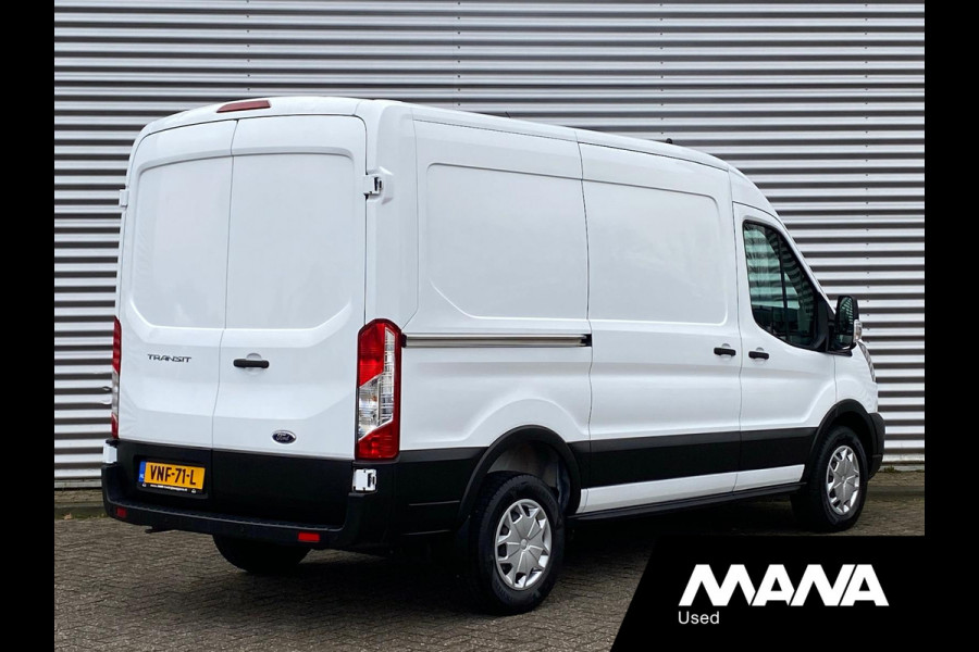 Ford Transit 330 2.0 TDCI 130PK L2H2 Airco Sensoren Stoelverwarming Navi Cruise Multifunctioneel stuurwiel