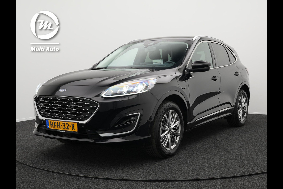 Ford Kuga 2.5 Vignale Plug In Hybrid 1500kg Trekgewicht PHEV | Adaptive Cruise | Lederen Sportstoelen Memory | B&O Sound | Head Up | 360 Camera | Stuurverwarming  | Keyless |