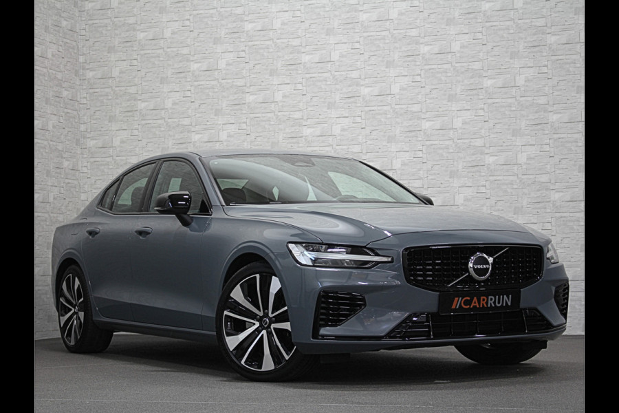 Volvo S60 350pk T6 AWD Long Range! | Plus Dark | Sportstoelen | Pilot-Assist | ACC | Memory | Leder | Trekhaak | Keyless-Entry | Thunder-Grey | Stoelverwarming V+A | Stuurverwarming | Full-LED | Carplay | Origineel NL | 19'' |