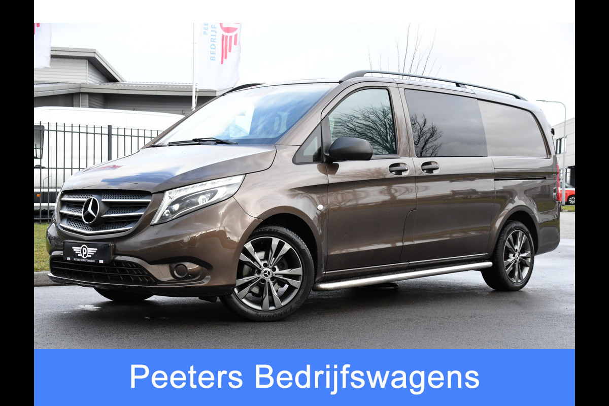 Mercedes-Benz Vito 114 CDI Lang DC PB Edition Camera, Cruise, LED, Automaat, 2 x Schuifdeur, Carplay, Sensoren, UNIEK!